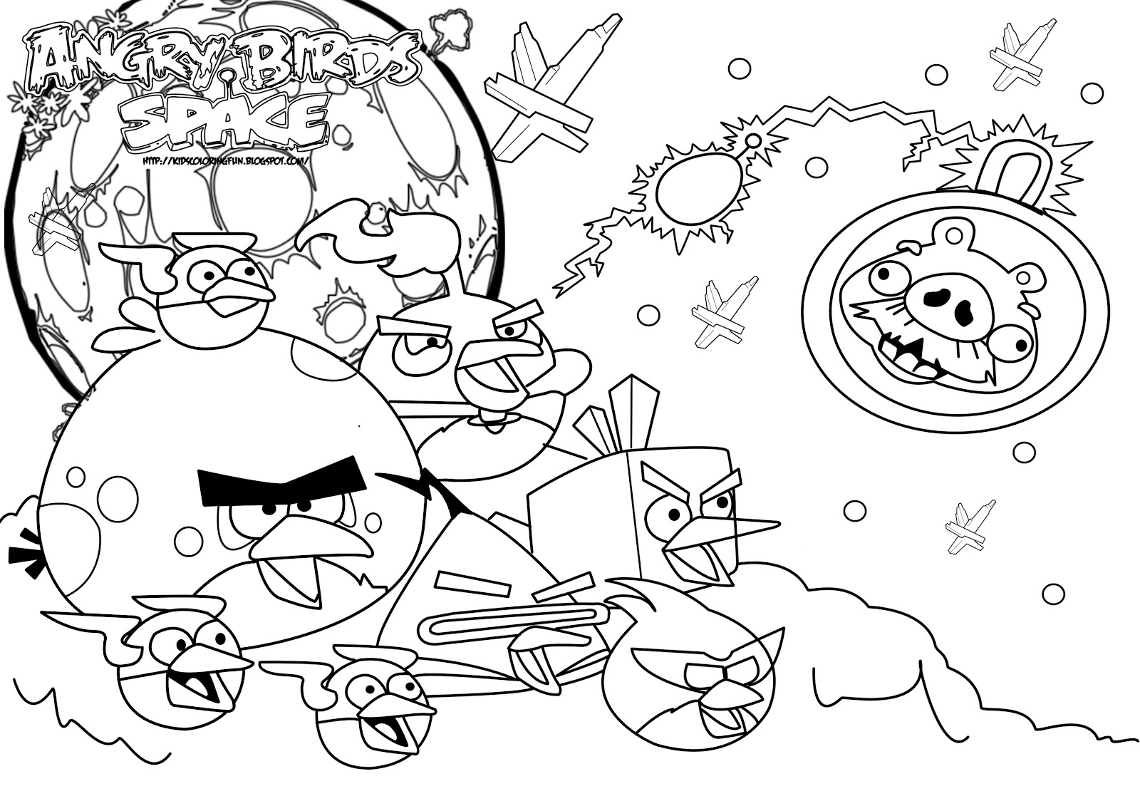Angry Birds Coloring Pages 13 Free Printables